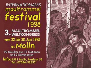 International Jew's Harp Festival 1998 - Plakat